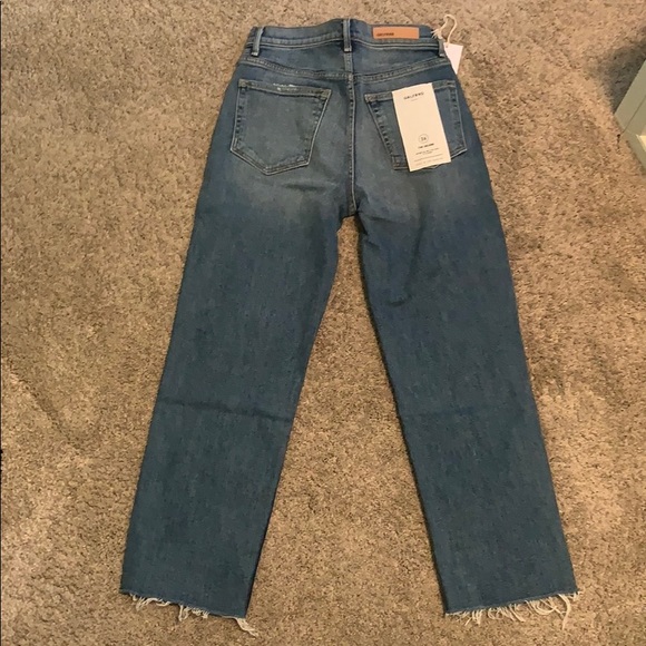 GRLFRND HELENA cropped mid rise straight leg jeans - Picture 7 of 8